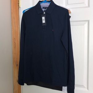 Tommy Hilfiger long sleeve slim fit polo